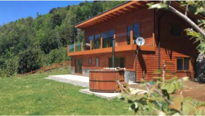 Casa en el bosque con hot tub